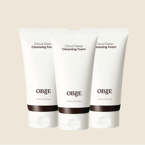OBGE Cloud Deep Cleansing Foam 150ml (3 Pack)