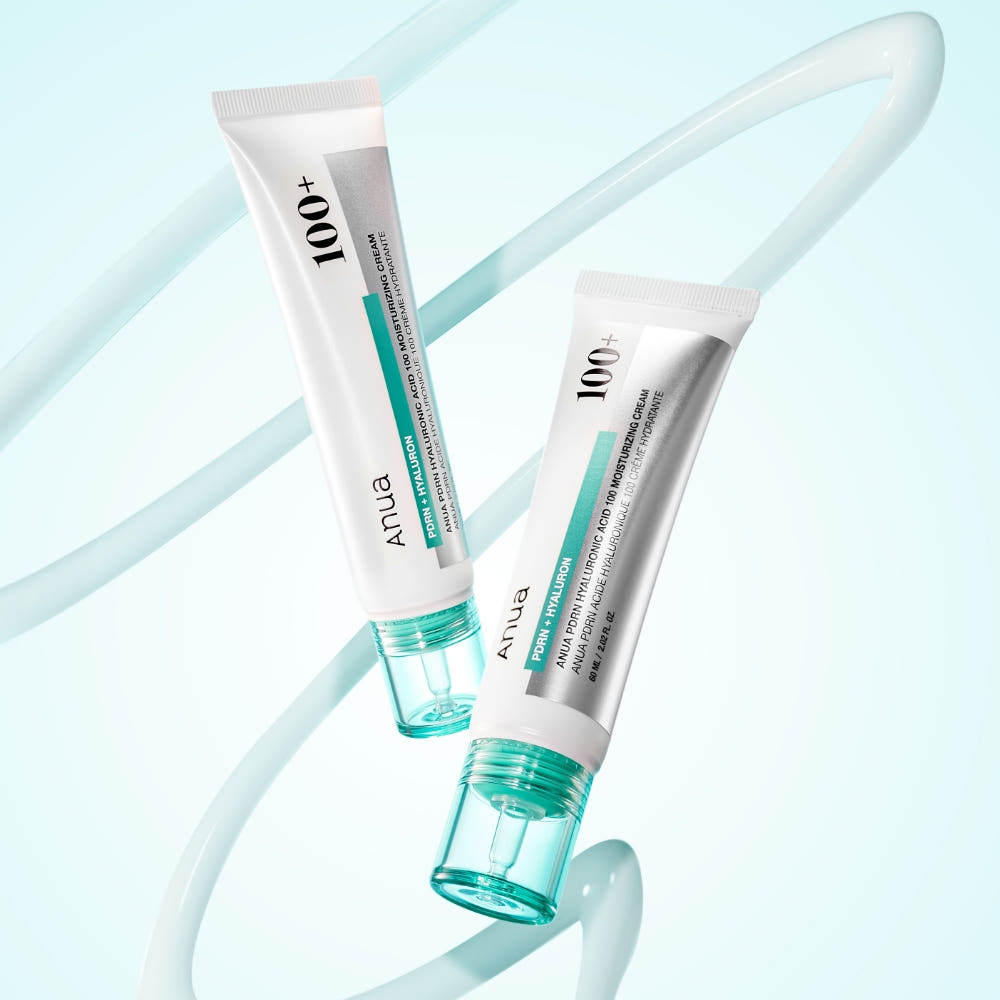 Anua PDRN Hyaluronic Acid 100 Moisturizing Cream 60ml Double Pack