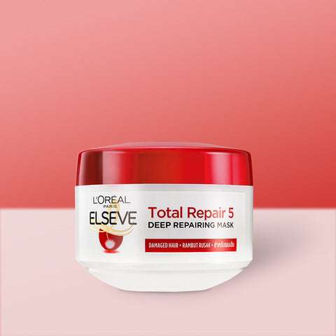 L'Oreal Paris Total Repair 5 Deep Repairing Mask 200ml x2