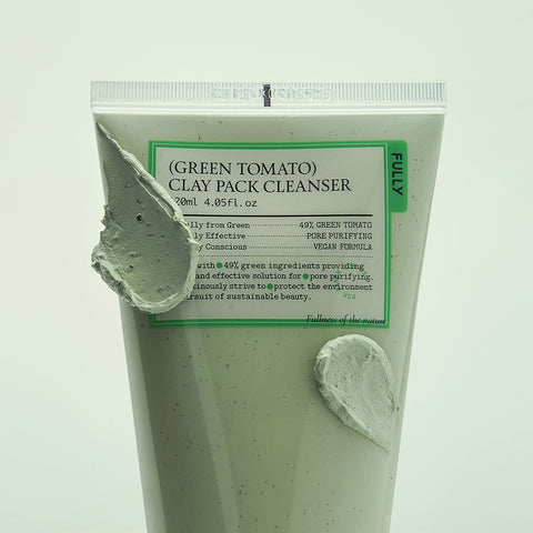 Fully Green Tomato Clay Pack Cleanser 120ml + Cream 90ml