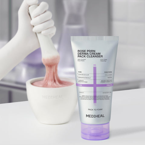 Mediheal Derma Cream Pack Cleanser Rose PDRN 120ml