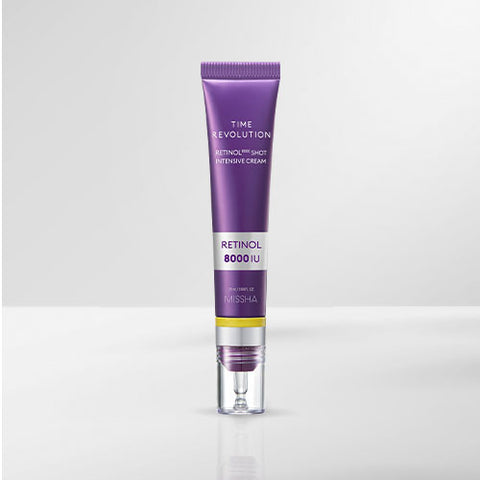 MISSHA Time Revolution Retinol 8000-Shot Intensive Cream 25ml (2 pack)