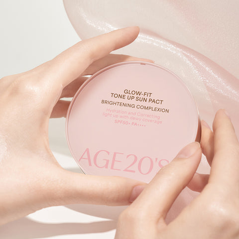 AGE20'S Glow Fit Tone-up Sun Pact 12.5g (Main + 2 Refills)