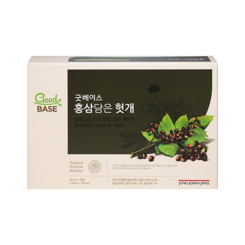 JungKwanJang GoodBase Red Ginseng with Hovenia 50ml x 30 Sachets