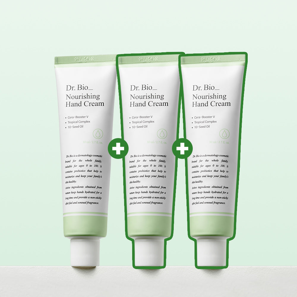 Dr.Bio Nourishing Hand Cream 80ml (3 Pack)
