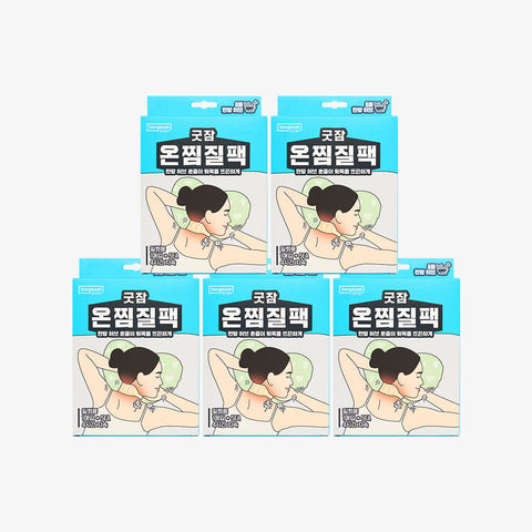 DongKook Pharmaceutical Good Sleep Warm Pack 5-Box Set (25 pcs) Choose Neck/Shoulder Waist Knee or Abdomen