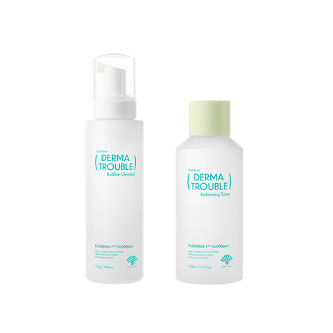 Dongwha Fusidyne Derma Trouble Bubble Cleanser 155ml + Derma Trouble Toner 1 pc