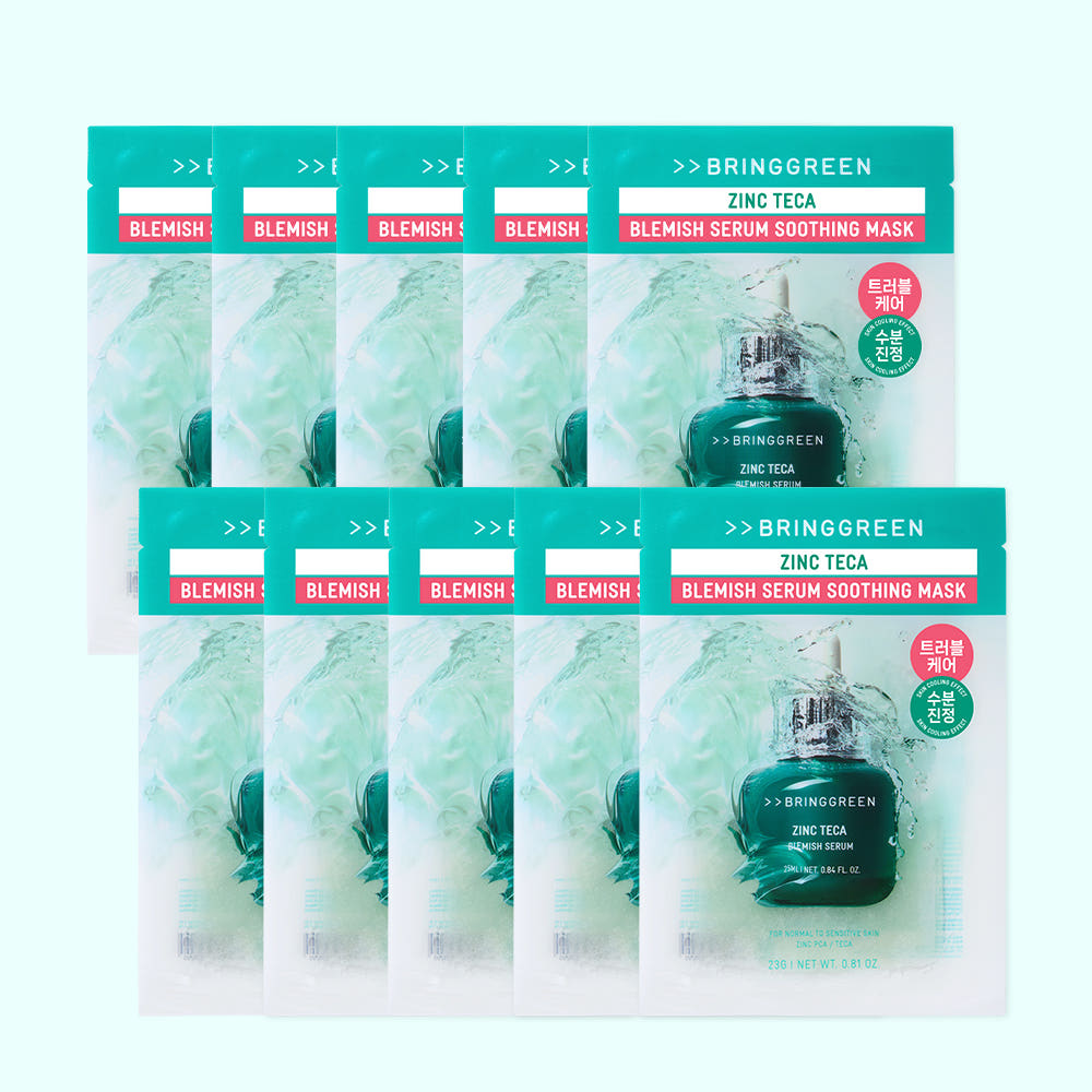 Bringgreen Zinc Teca Trouble Serum Mask 20P