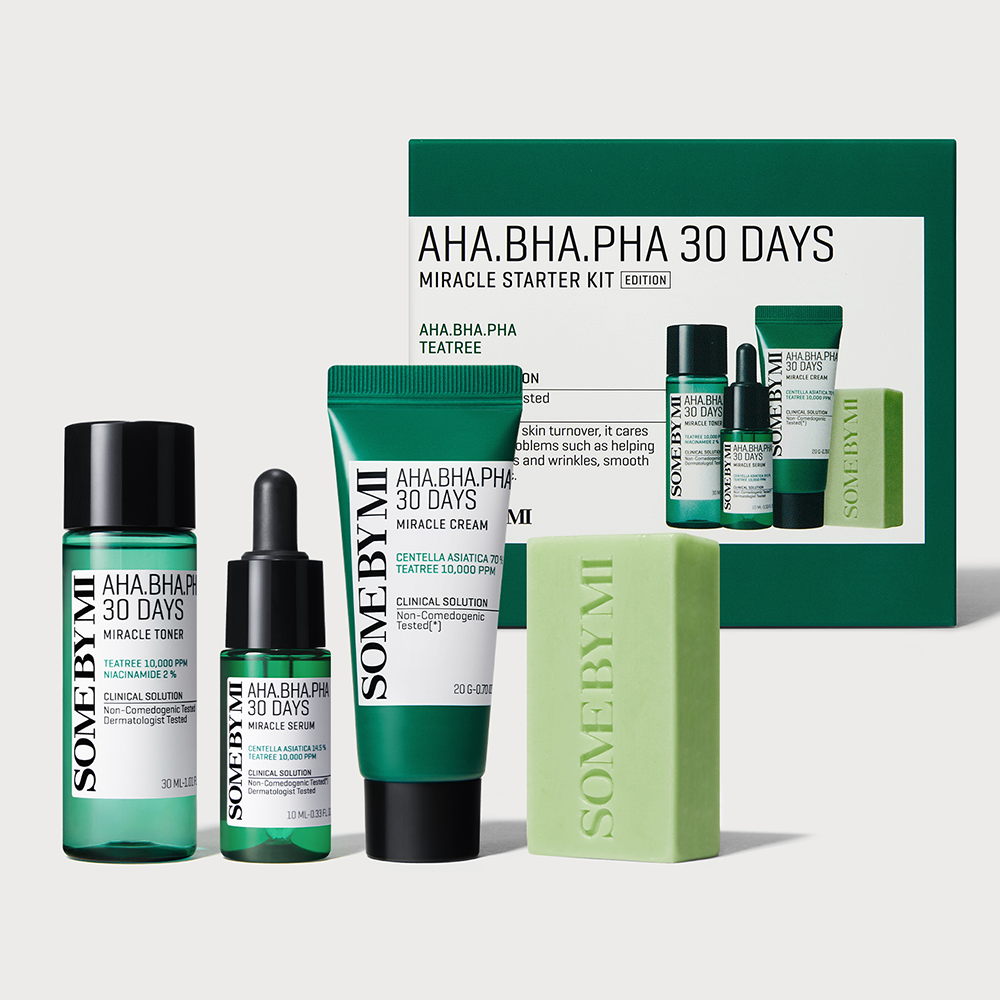 Some By Mi AHA BHA PHA 30 Days Miracle Starter Kit (4-piece Set)