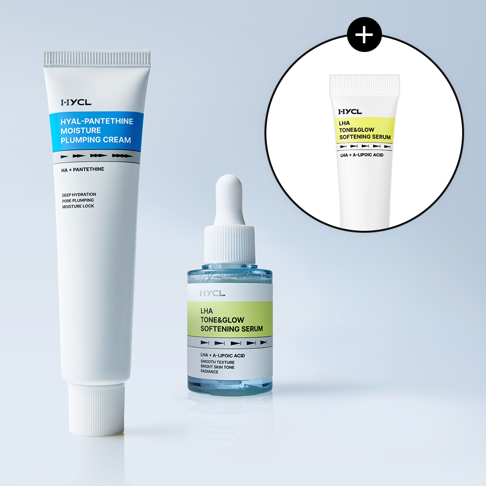 HYCL LAHA Softening Serum 30ml + Plumping Cream 70ml 2-Piece Set