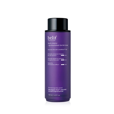 belif Youth Creator Age Knockdown Barrier Toner 120 ml