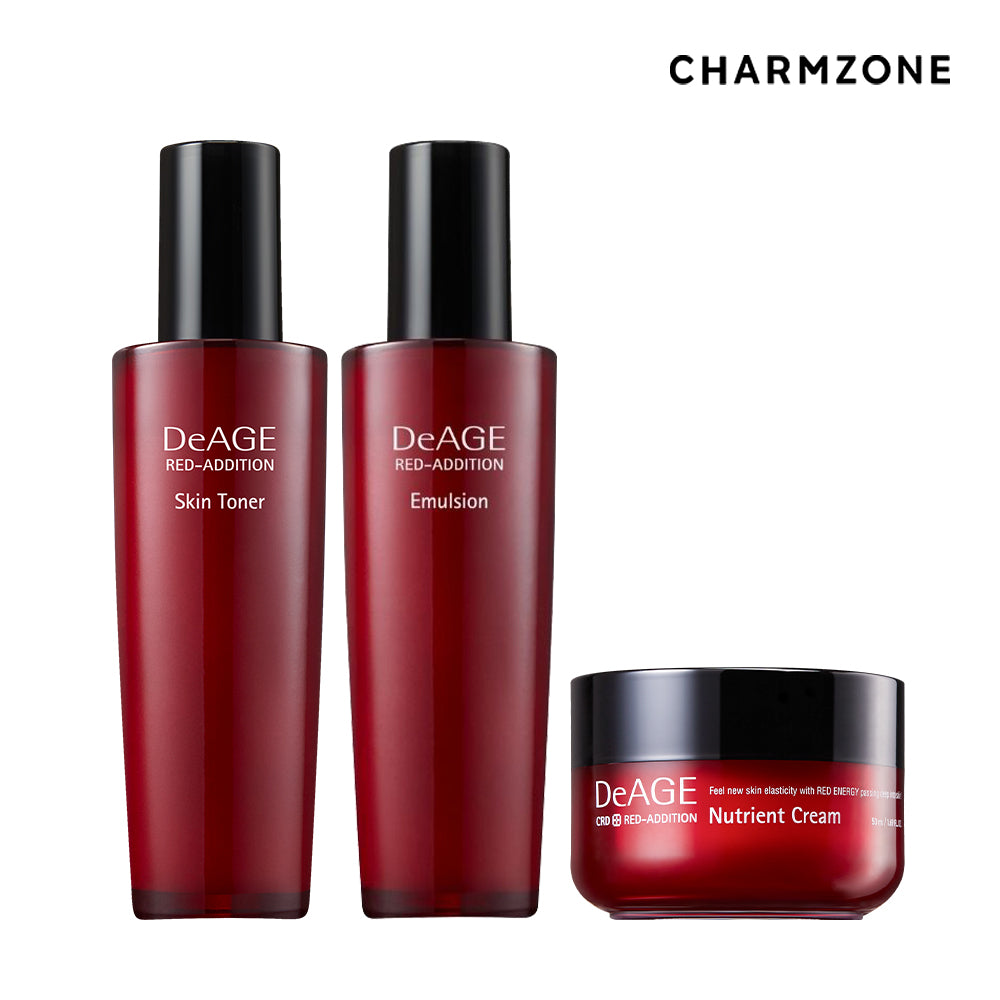 Charmzone DeAge Red Edition 3-Piece Set (Skin + Emulsion + Cream)