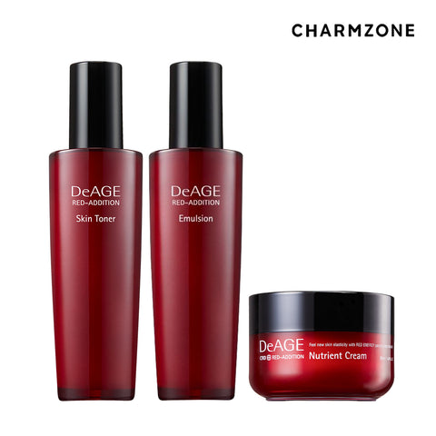 Charmzone DeAge Red Edition 3-Piece Set (Skin + Emulsion + Cream)