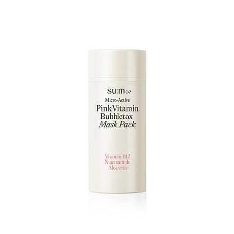 SU:M37 Micro Active Pink Vitamin Bubble Tox Mask 100ml