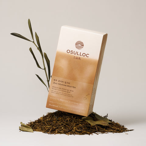 OSULLOC Jeju Hojicha Milk Tea 10 Sachets (200 g)
