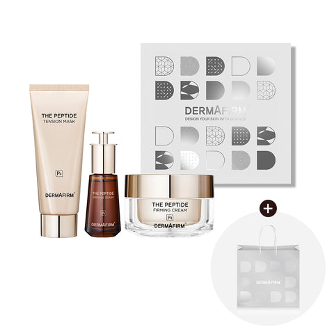 Dermafirm The Peptide P4 Line 3-Piece Gift Set (Ampoule + Cream + Tension Mask)