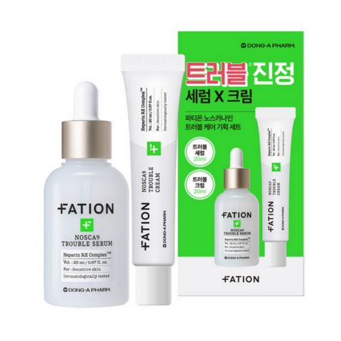 FATION Nosca9 Trouble Care Set (Serum 20ml + Cream 20ml)