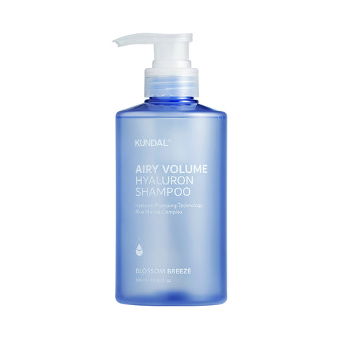 Kundal Airy Volume Hyaluron Shampoo Blossom Breeze Scent 500ml (2 Pack)