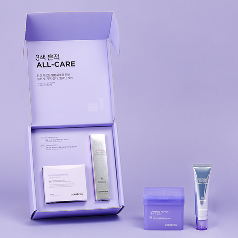 Dermafirm Soothing Repair Toning 2-Piece Gift Set (Pad 70 sheets + Cream 50ml)