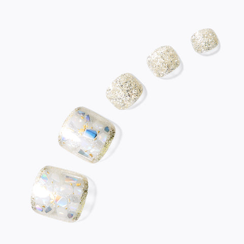 Dashing Diva Magic Press Pedicure Shining Petal (MDR1259P)