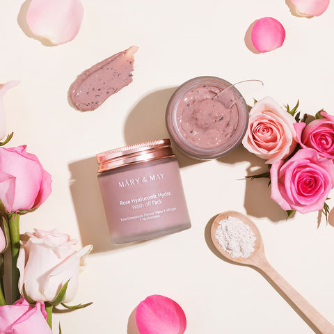 Mary&May Vegan Rose Hyaluronic Hydra Wash-Off Pack 125ml