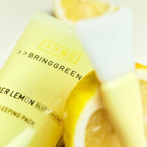 Bringgreen Super Lemon Glutathione Sleeping Pack 100ml Set +Spatula