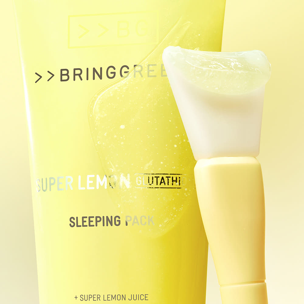 Bringgreen Super Lemon Glutathione Sleeping Pack 100ml Set +Spatula – Soonsu Beauty
