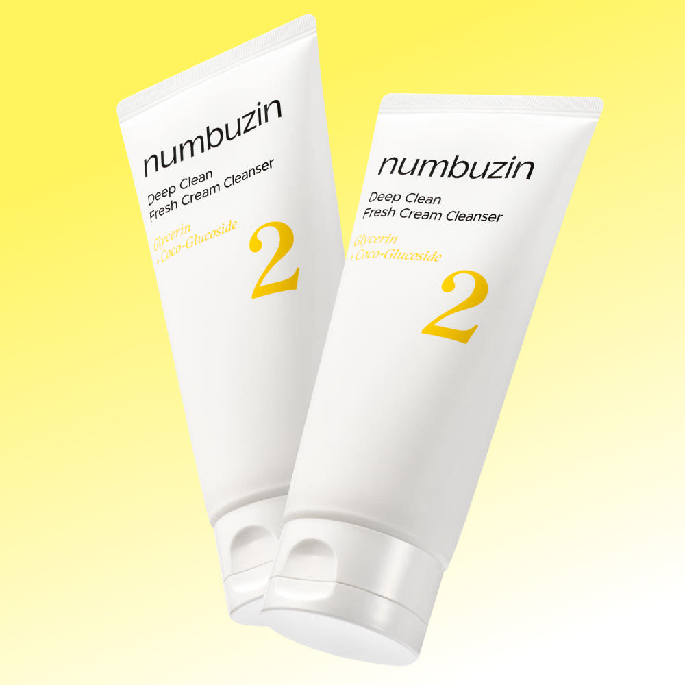 numbuzin No.2 Deep Clean Fresh Cream Cleanser 120ml Double Pack