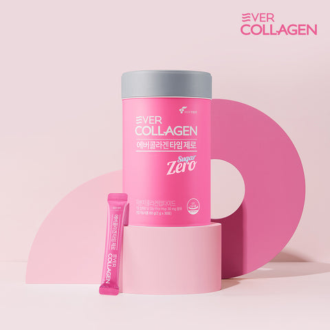 Newtree Ever Collagen Time Zero 3g x 30 (1-Month) GPH Low-Molecular Tri-Peptide Collagen