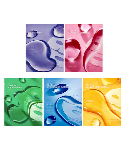 Holika Holika The Real Gel Mask 5 Types 35g 2+2