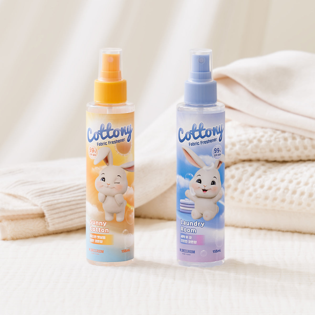 W.Dressroom Courtney Fabric Deodorizer 155ml (2 Pack)