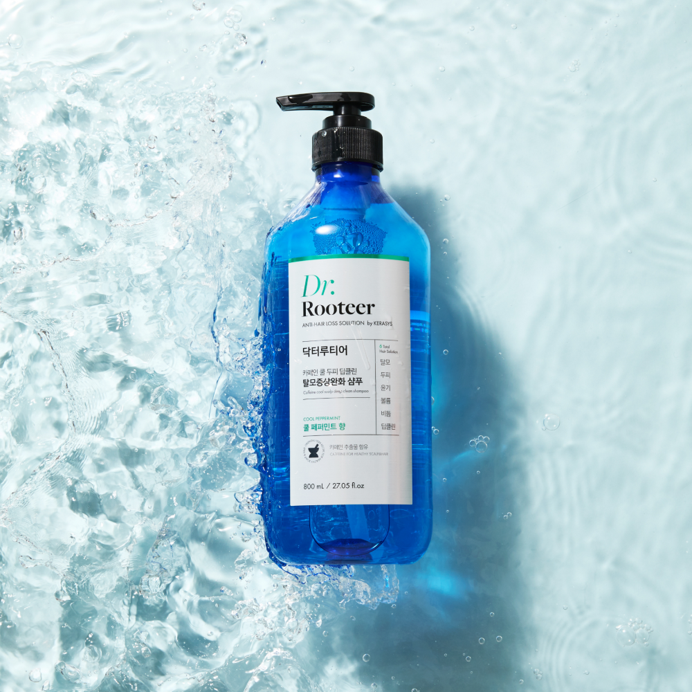 Dr.Rooteer Brewer's Yeast Shampoo for Hair Loss Care 800ml - Cool Peppermint