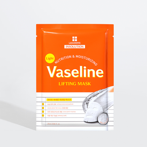 Leaders Insolution Light Vaseline Lifting Mask - 10 Sheets