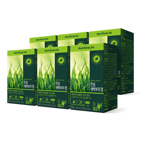 Nutrione Ansim Young Barley Sprout Tablets 30 Tablets (6 Pack)