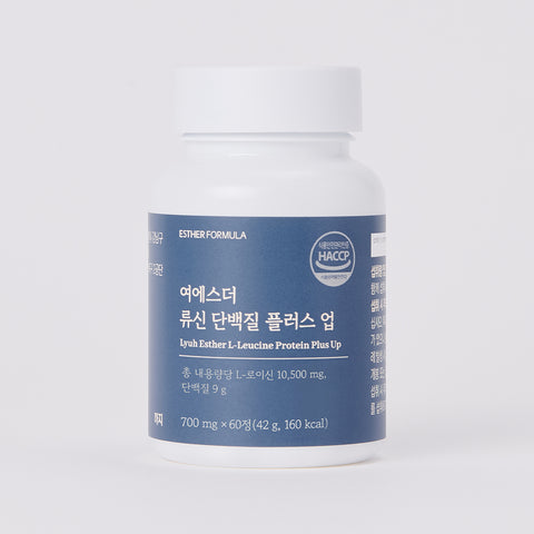Esther Formula Leucine Protein Plus-Up (Animal & Plant BCAA Amino Acids) 60 Tablets 10 Pack