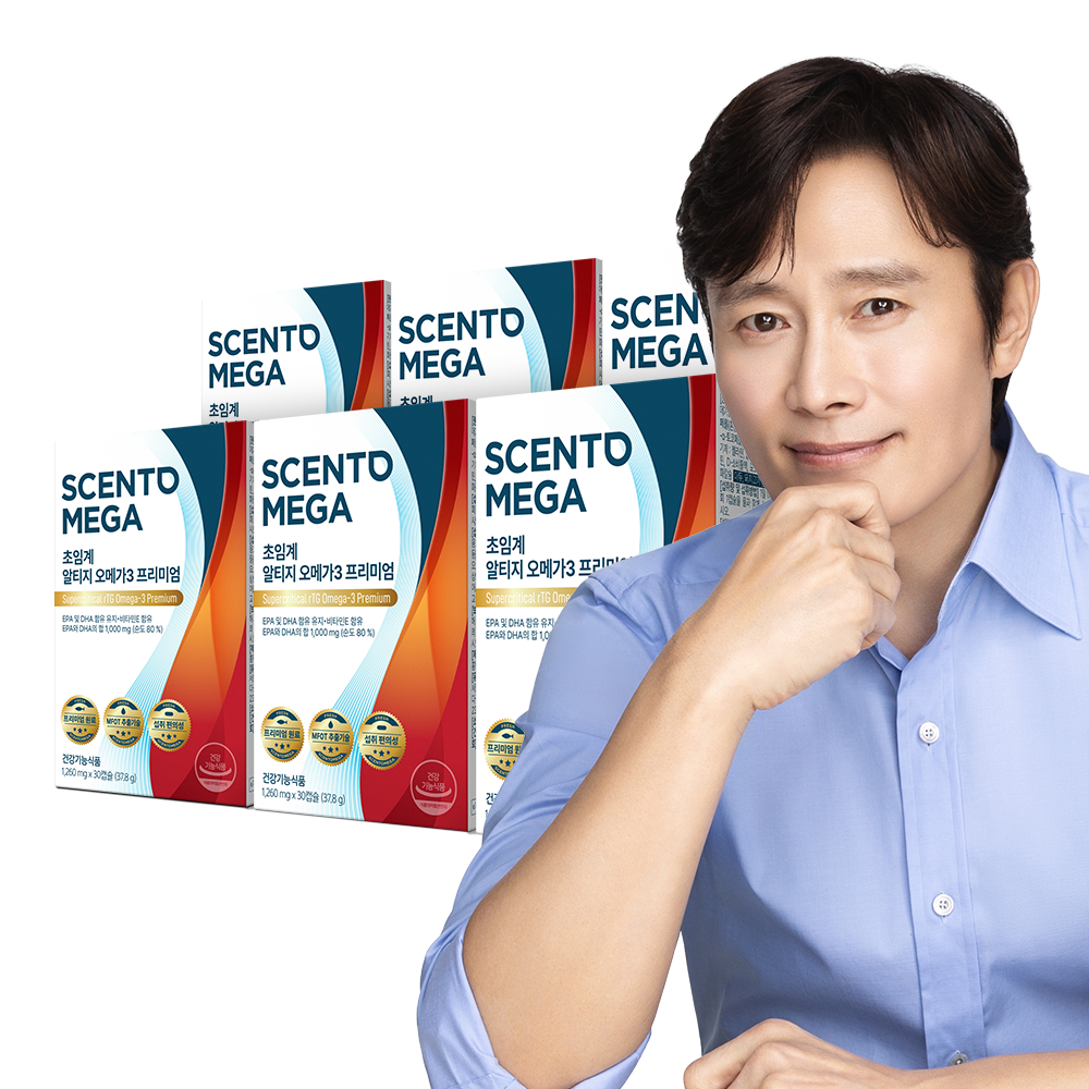 Nutrione Centomega rTG Omega-3 High-Purity Premium DHA & EPA 30 Capsules x 6