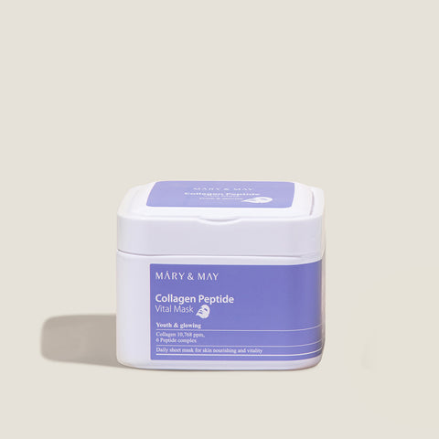 Mary&May Collagen Peptide Vital Sheet Mask 30 Sheets