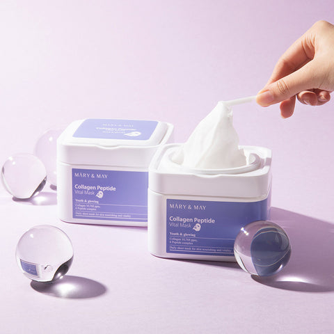 Mary&May Collagen Peptide Vital Sheet Mask 30 Sheets