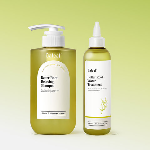 Daleaf Chlorella Better Root Relaxing Shampoo 500ml + Water Treatment 200ml