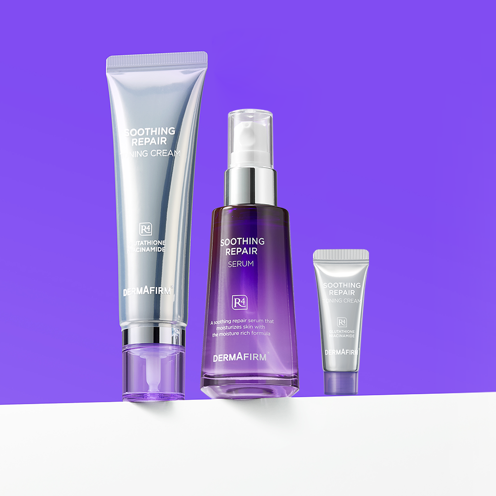 Dermafirm Toning & Soothing 2-Piece Set - Toning Cream 50ml + Soothing Repair Serum 50ml
