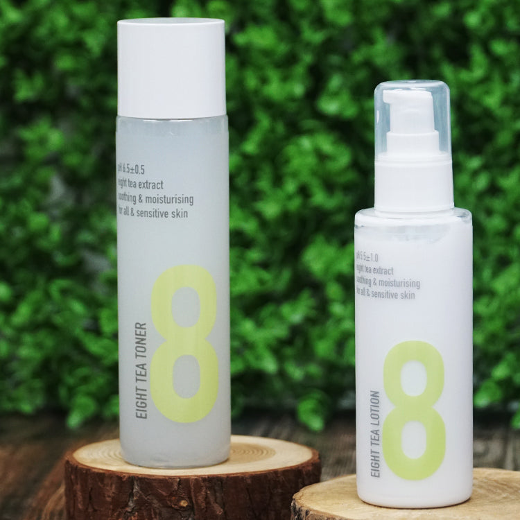 BOM Eight T Skin & Lotion Set (Toner 150ml + Lotion 120ml)