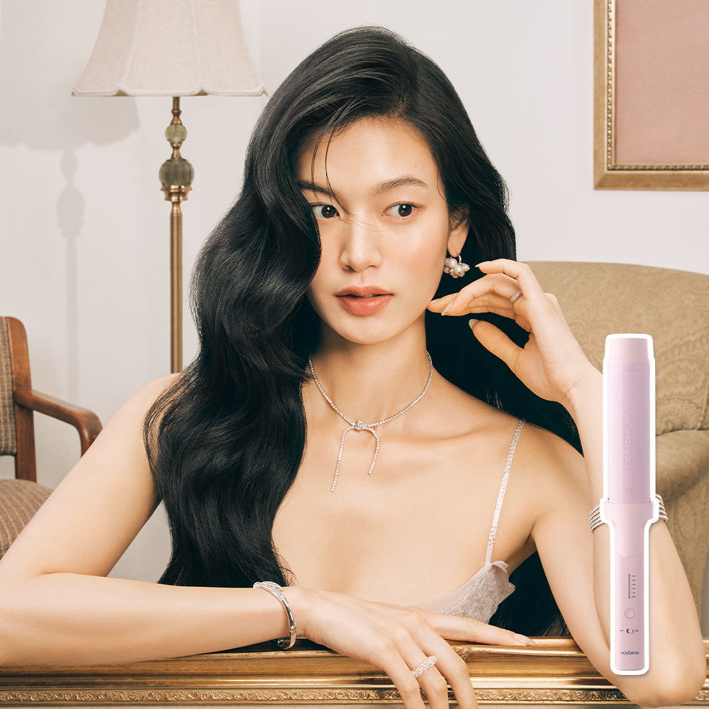 Vodana Glow Curling Iron 36mm Powder Pink