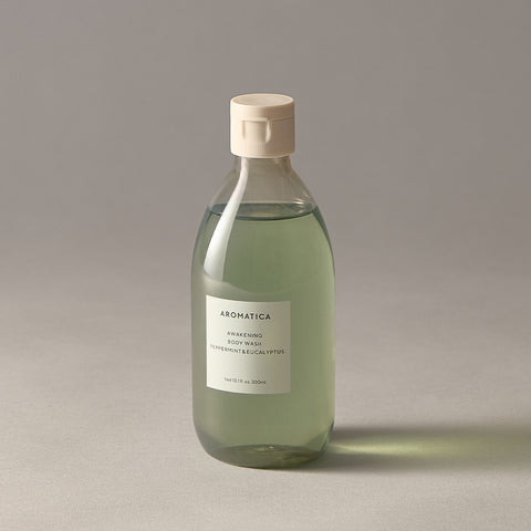 Aromatica Awakening Body Wash 300ml + Body Oil 100ml Set