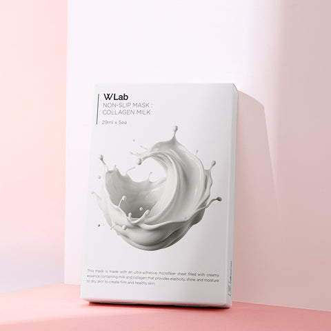 W.Lab Non-Slip Collagen Milk Mask (5 Sheets)