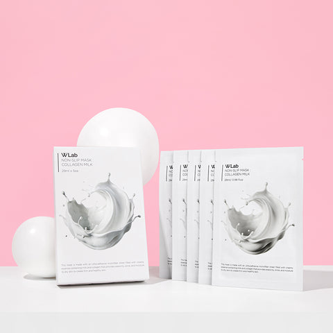 W.Lab Non-Slip Collagen Milk Mask (5 Sheets)