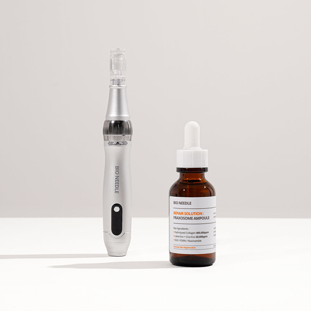Bioneedle NanoShot Auto MTS Homecare Titanium Exosome Ampoule Set