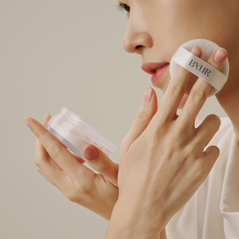 BYUR Serum Fit Full-Cover Matte Cushion V1 & Loose Face Powder Set