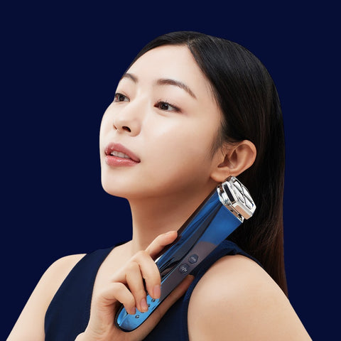 Pearlcare DeepBlue Pro (2nd Gen) Facial RF & EMS Beauty Device Cooling Blue