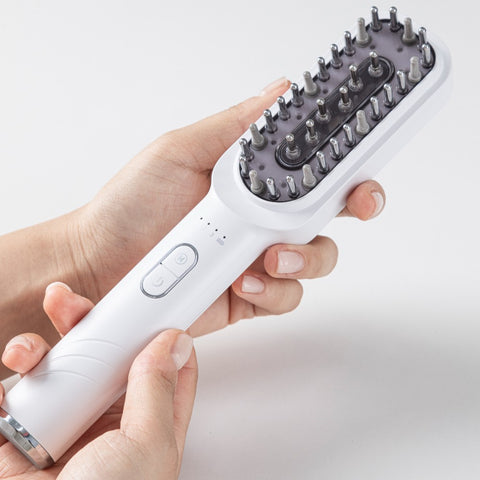 Pearlcare 3-Comb Electric Scalp & Hair Brush EMS Galvanic Scalp Massager