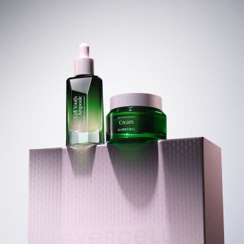 Evercell Cell Youth Ampoule 50ml + Renewal Cream 60g Set (Stem Cell Culture Extract)